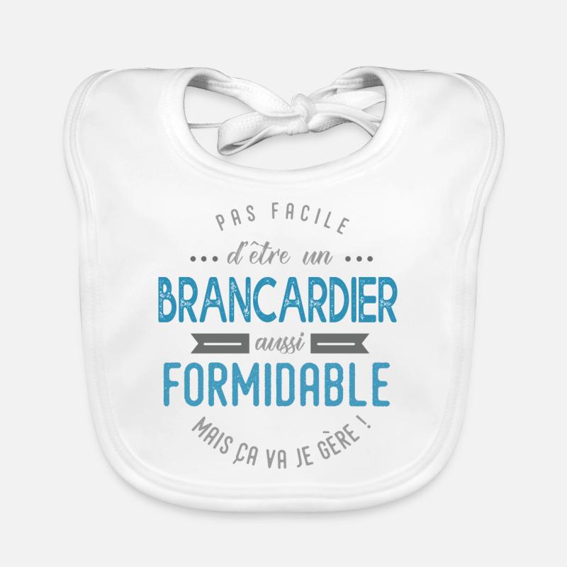 brancardier formidable Bavoir bio Bébé
