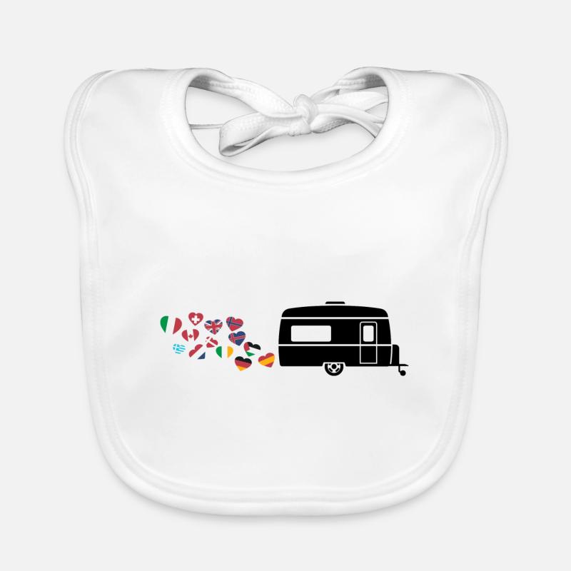 Caravan Road trip lover Organic Baby Bibs