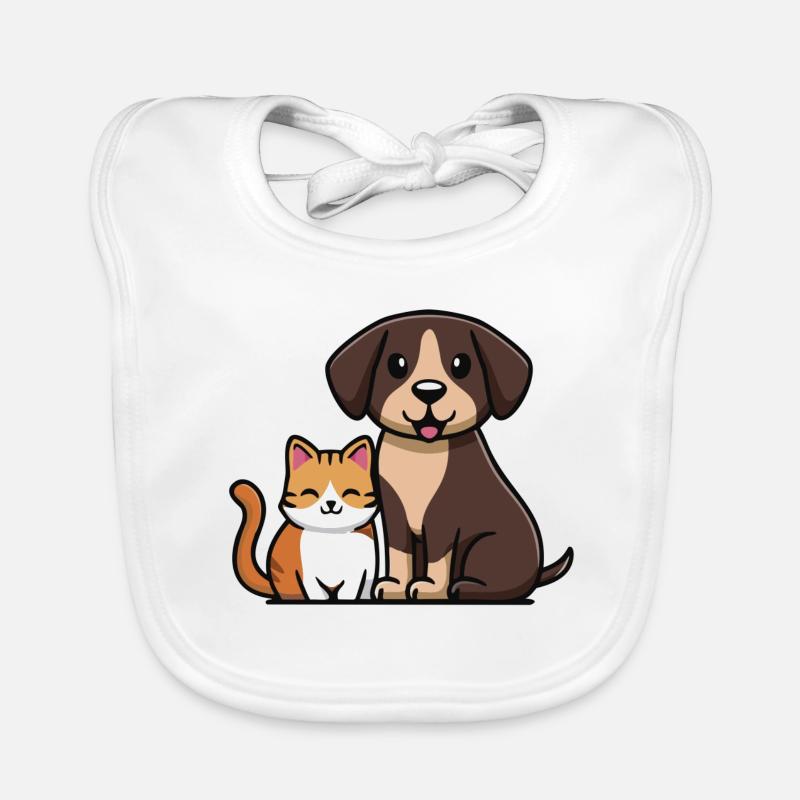 Funny friendship Organic Baby Bibs