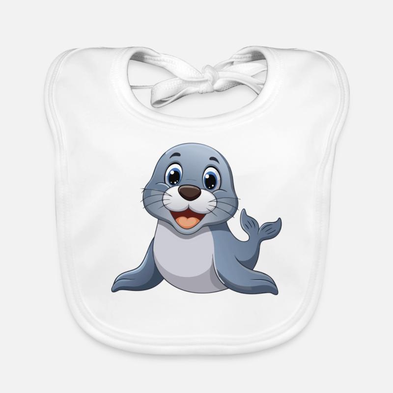 Robbchen – Der süße Blickfang! Baby Bio-Lätzchen