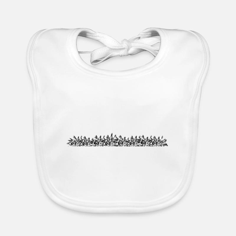 floor line painted grey shiny jagged Organic Baby Bibs