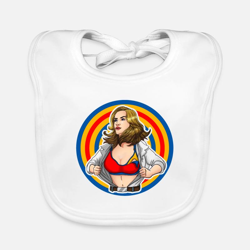 Miracle Mom (Logo seul) Bavoir bio Bébé