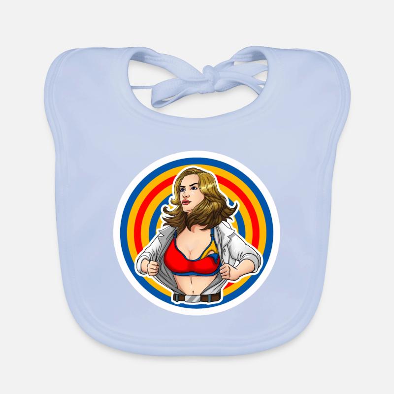 Miracle Mom (Logo only) Organic Baby Bibs