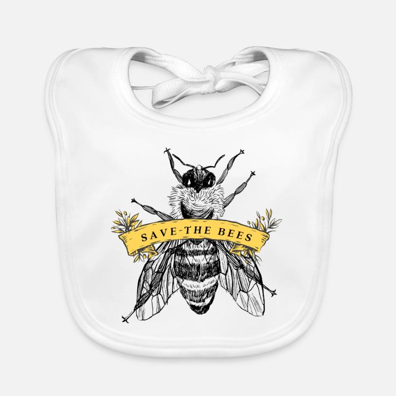 save the bees 4 Baby Bio-Lätzchen