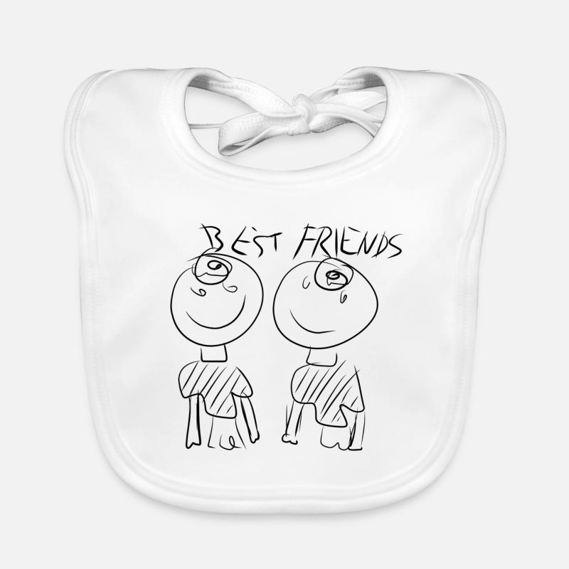Beste Freunde Baby Bio-Lätzchen