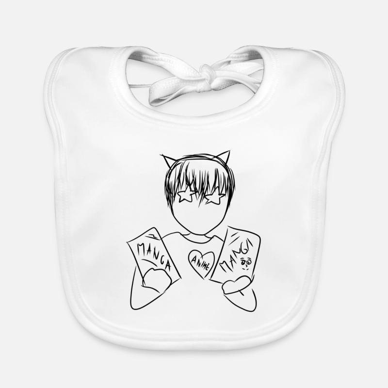 Manga Nerd Bavoir bio Bébé