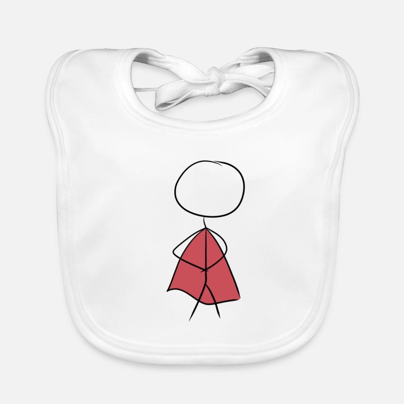 héros super-héros Bavoir bio Bébé