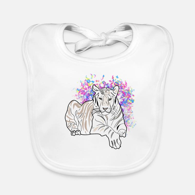 LYING TIGER Organic Baby Bibs
