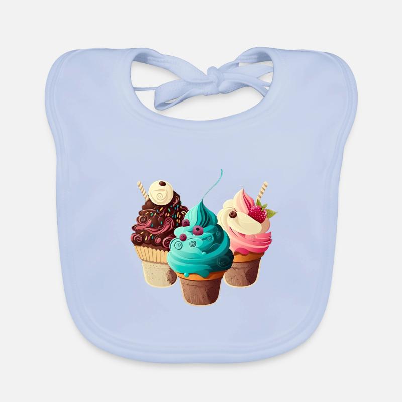 Petits gâteaux Bavoir bio Bébé