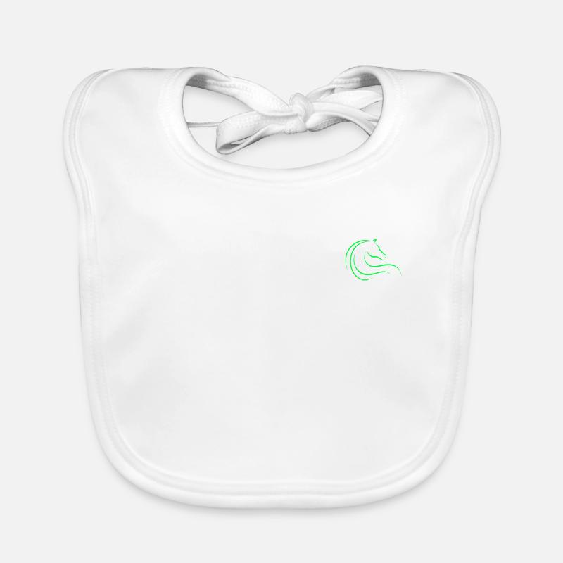 Rennpferd - Tier - Pferd - Logo Baby Bio-Lätzchen