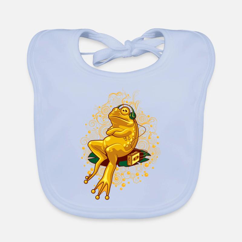FROGGIE RELAX MODE Bavoir bio Bébé