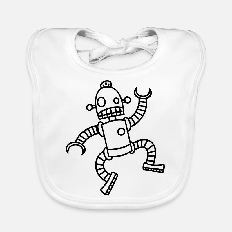 Roboter Baby Bio-Lätzchen