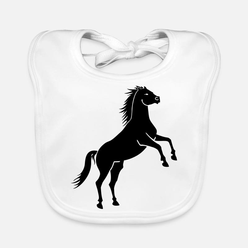 horse Organic Baby Bibs
