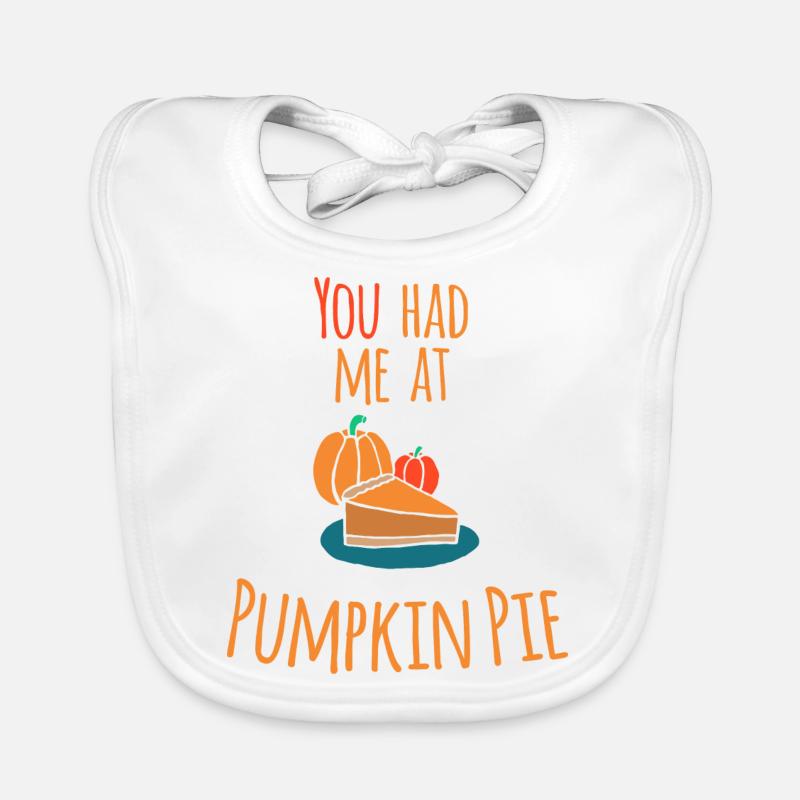 You had me at Pumpkin Pie - Happy Halloween Baby Bio-Lätzchen