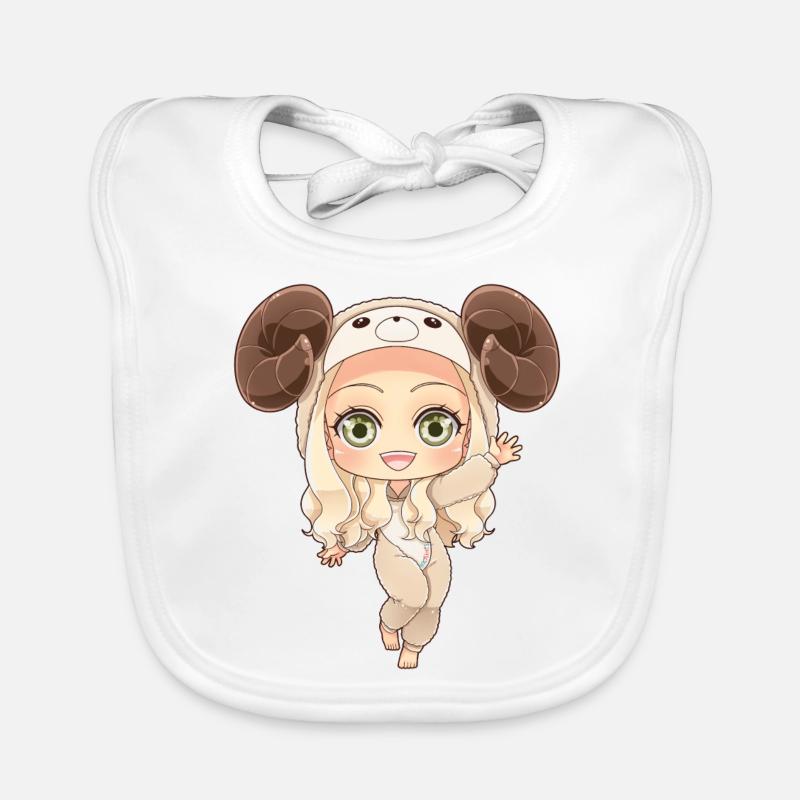 MOSBIES Aries zodiac horoscope gift Organic Baby Bibs