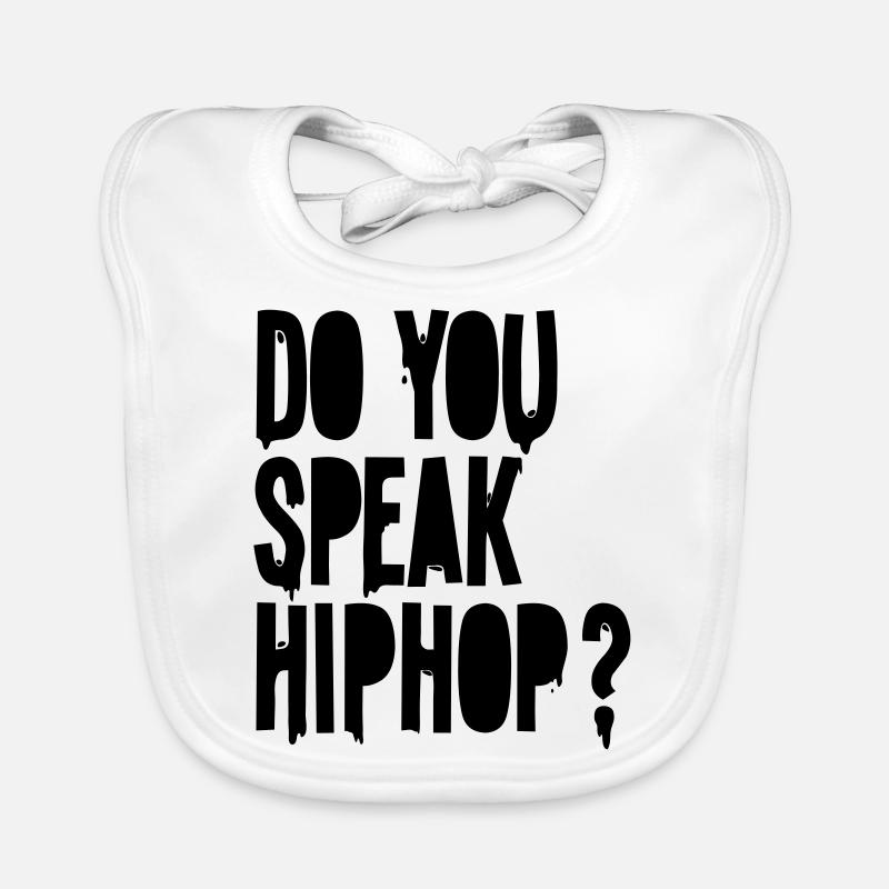 sprechen Sie hiphop Baby Bio-Lätzchen