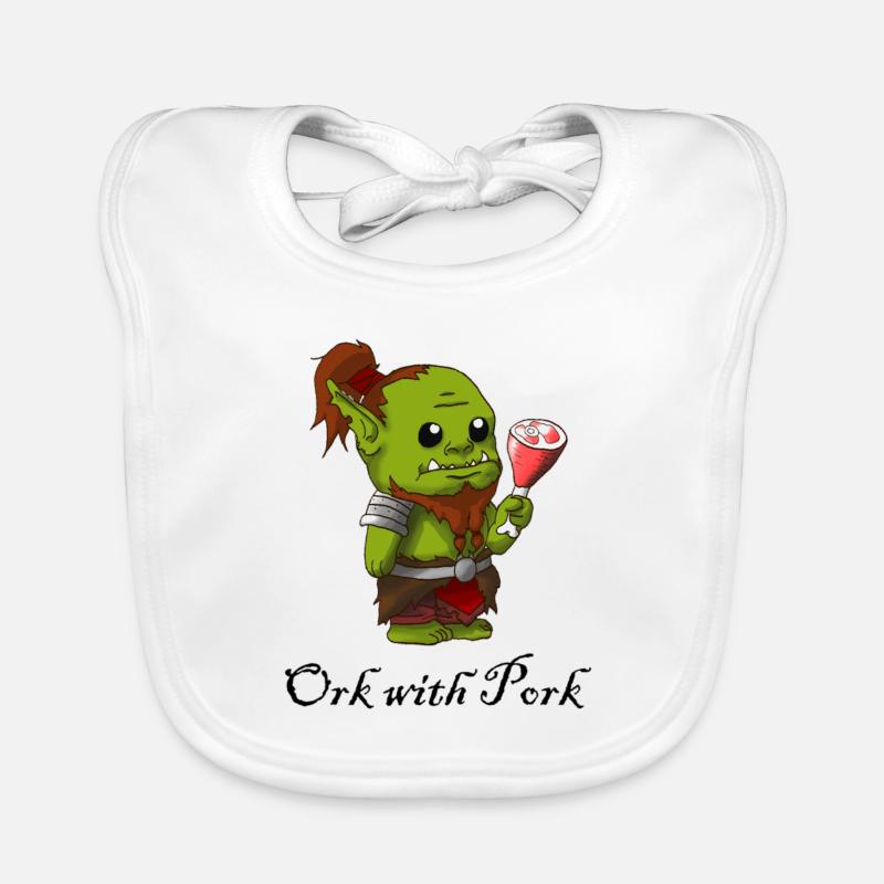 Orc with pork Organic Baby Bibs