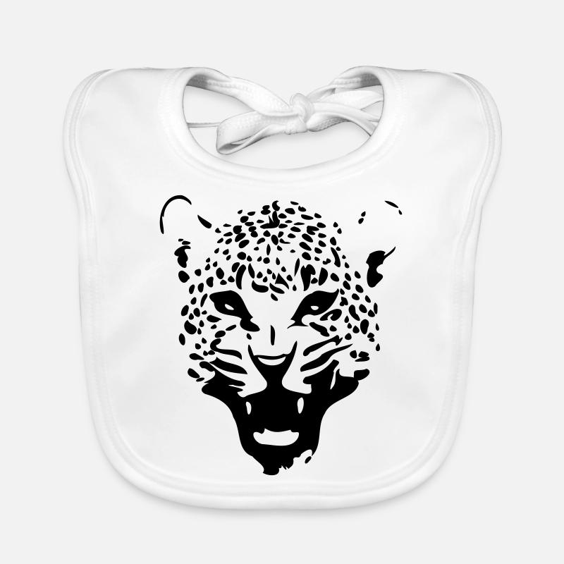 Leopard Baby Bio-Lätzchen