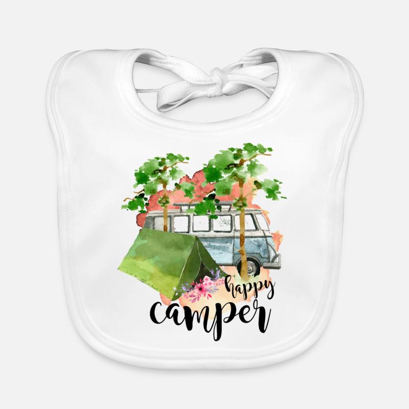 Happy Camper Organic Baby Bibs