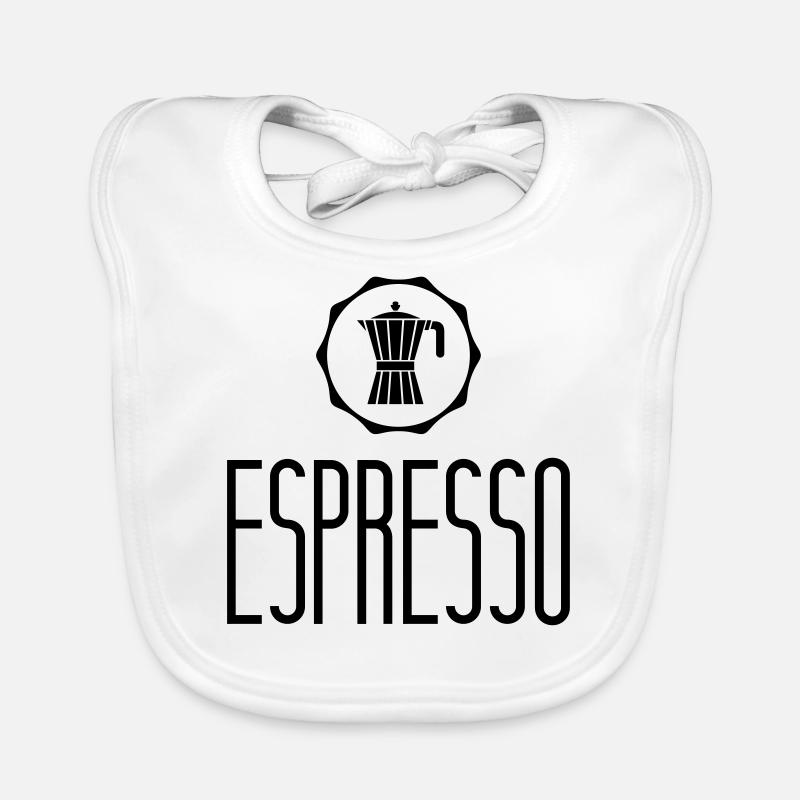 espresso Organic Baby Bibs