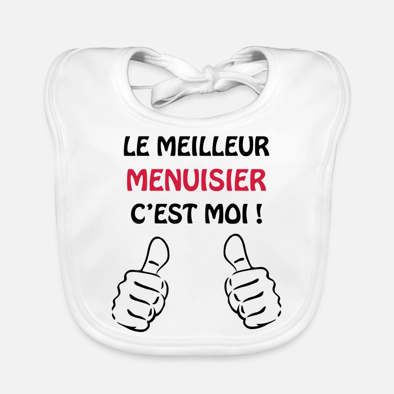 Menuisier / Menuiserie / Bois / Charpentier Organic Baby Bibs
