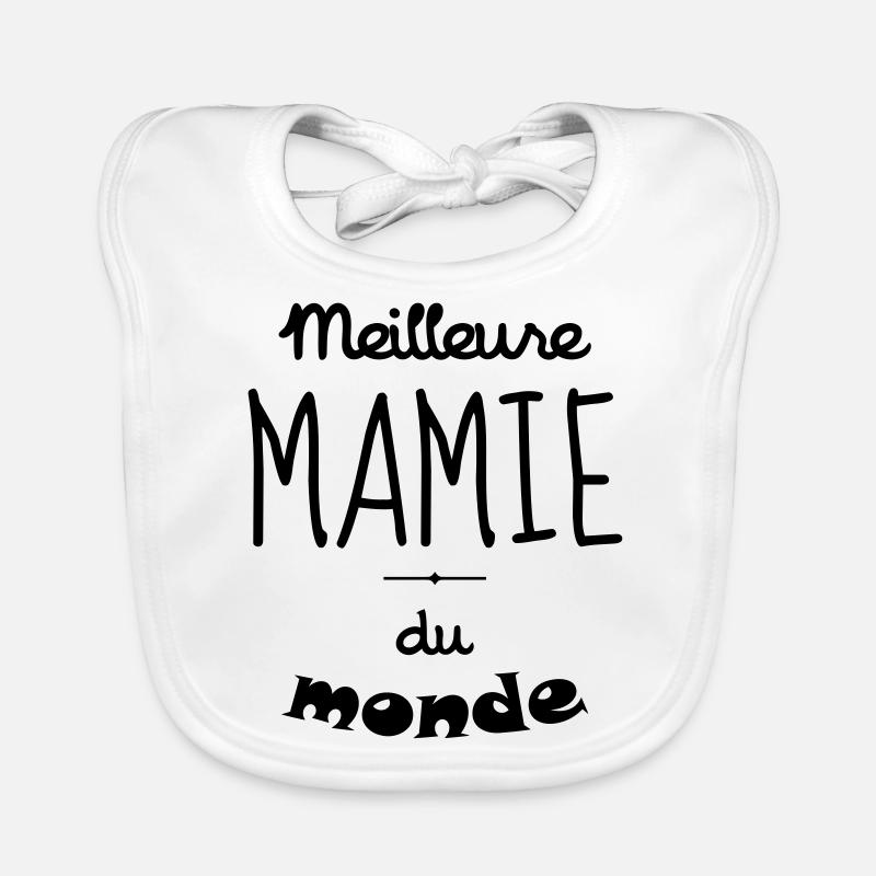 Mamie / Mamy / Grand Mere / Grand-Mère / Bébé Bavoir bio Bébé