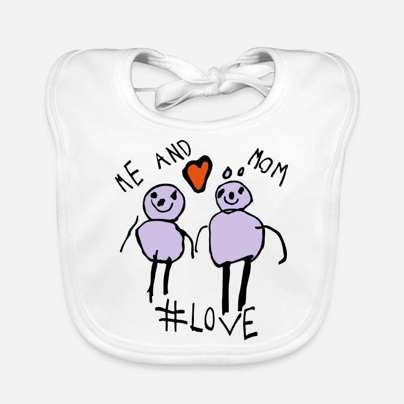 Moi et maman #Love Bavoir bio Bébé