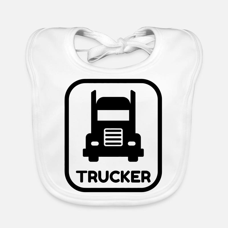 Routier / Chauffeur Poids-lourd / Camion / Bavoir bio Bébé