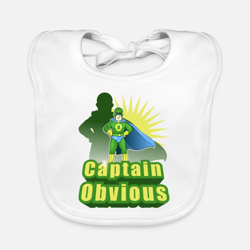 Captain obvious Organic Baby Bibs