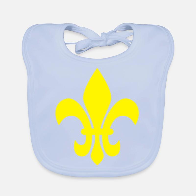 Fleur de Lys Bavoir bio Bébé