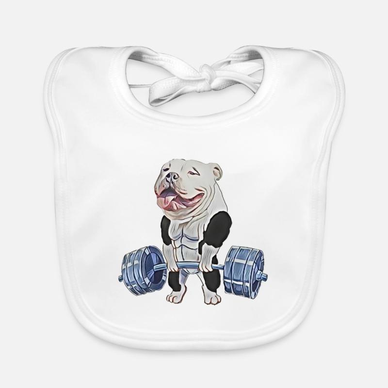 Muscle Bully Organic Baby Bibs
