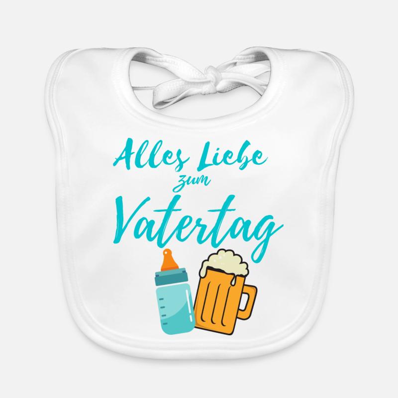 Baby Vatertag 18 Baby Bio-Lätzchen