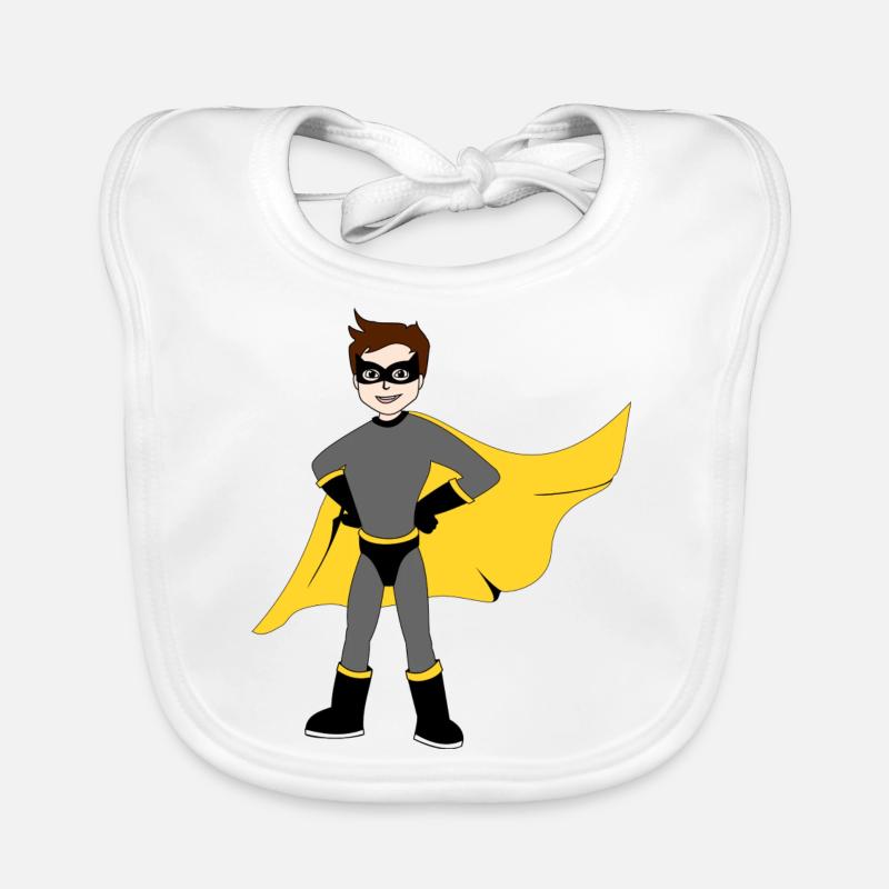 super héro Bavoir bio Bébé