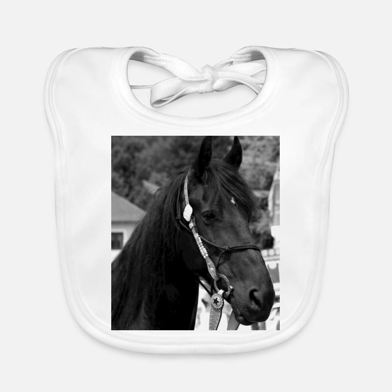 Pferdekopf Baby Bio-Lätzchen