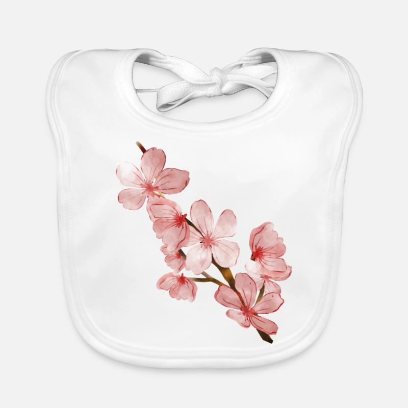Fleur de cerisier Bavoir bio Bébé