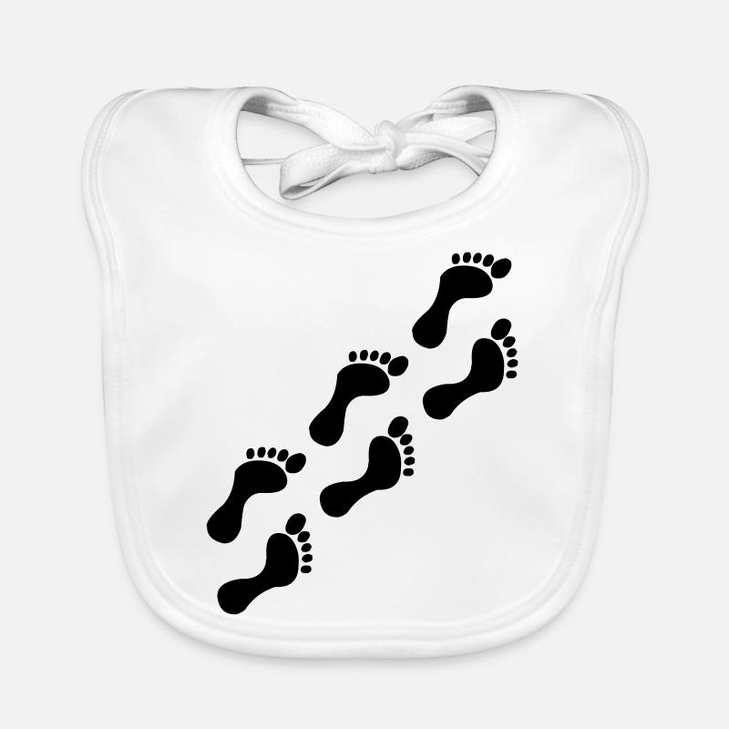 Empreintes Bavoir bio Bébé