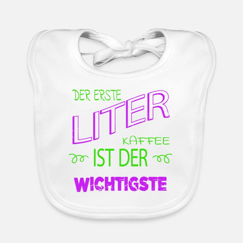 bday tasse verschlafen geburtstagsgeschenkidee Baby Bio-Lätzchen