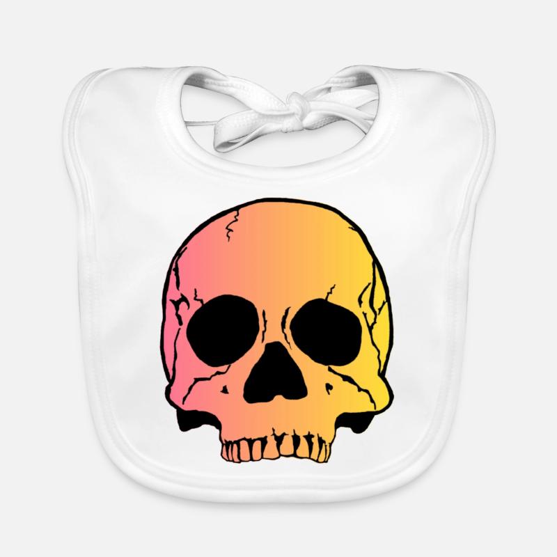 Skull 1 Baby Bio-Lätzchen