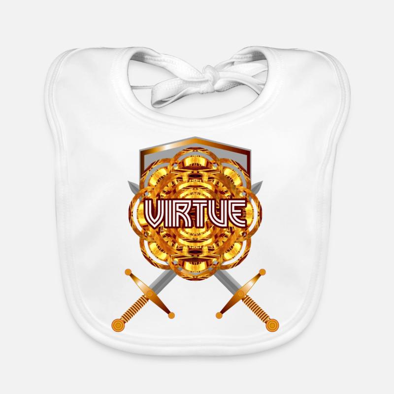 Vertu (Or) Bavoir bio Bébé