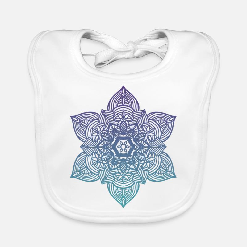 Mandala Bavoir bio Bébé