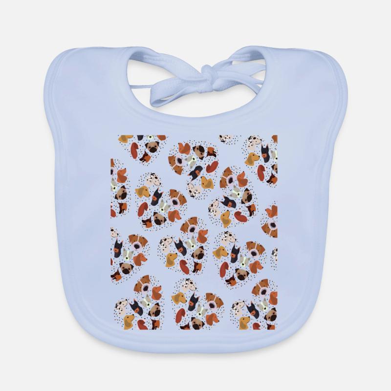 Modèle de chiens Bavoir bio Bébé