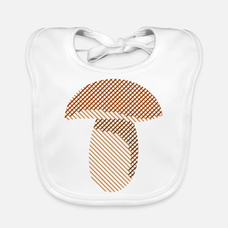 Cèpe de Bordeaux Bavoir bio Bébé