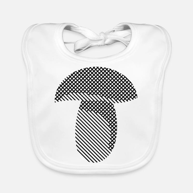 Cèpe de Bordeaux Bavoir bio Bébé