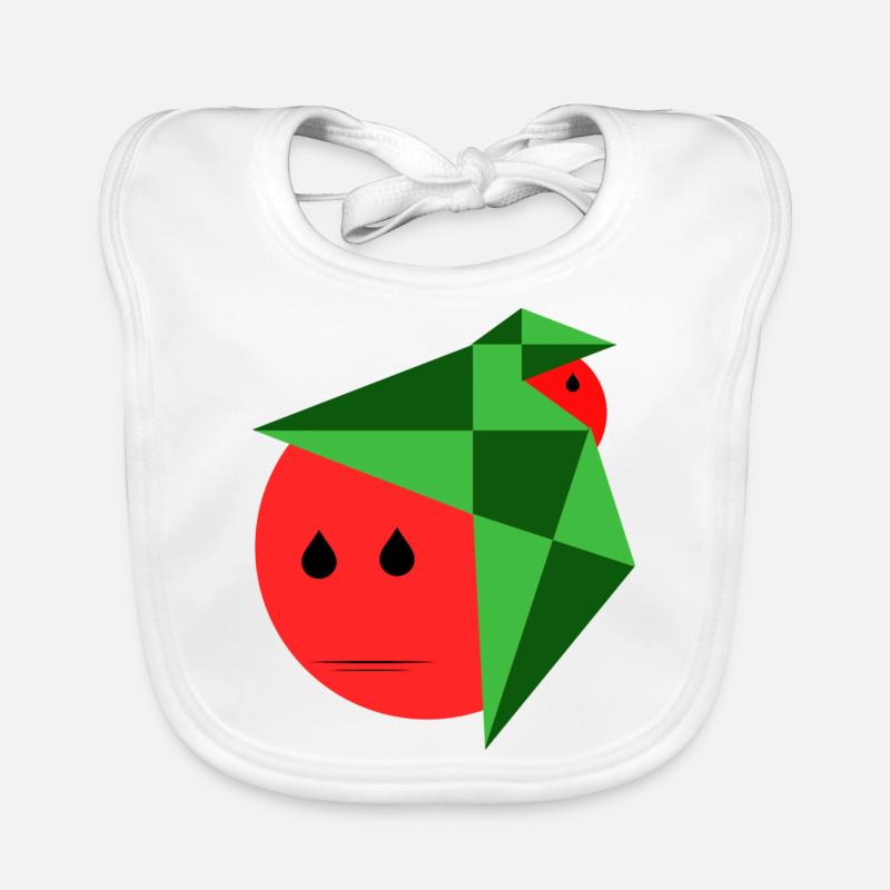 Lustiger Wassermelonenmann Baby Bio-Lätzchen