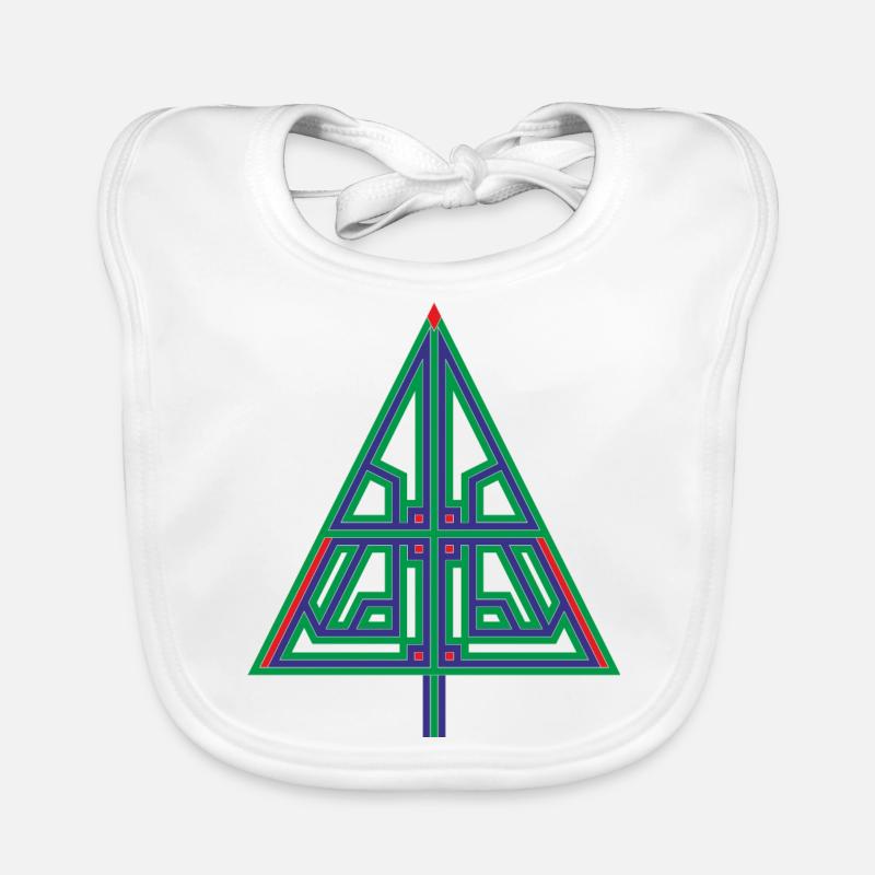 Christmas tree Organic Baby Bibs
