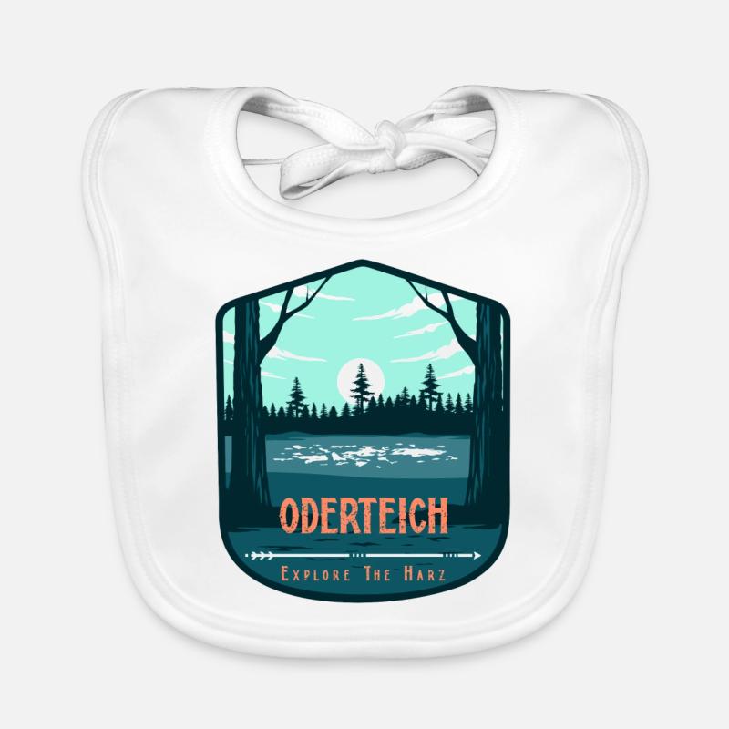Südharz Merch - Oderteich Baby Bio-Lätzchen
