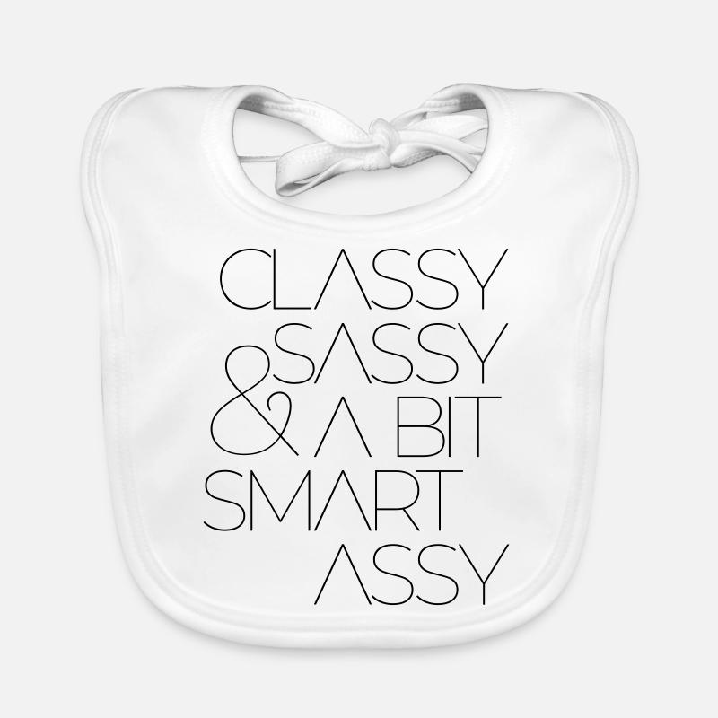 Chicy Sassy et un peu intelligent Assy Bavoir bio Bébé