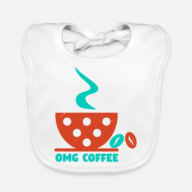 CAFÉ OMG LÀ-BAS Bavoir bio Bébé