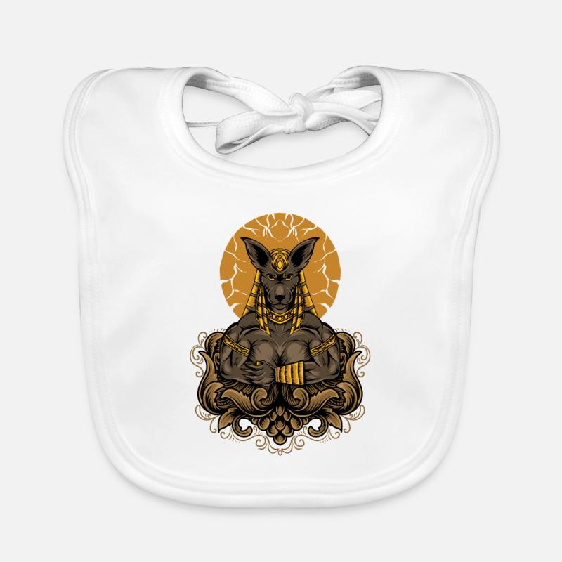 Anubis Égypte 2023 Bavoir bio Bébé