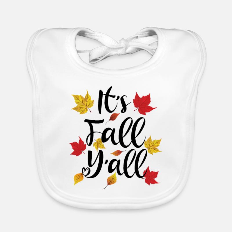 It's Fall Y'all - Autumn Lover Baby Bio-Lätzchen